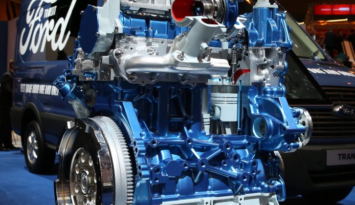 Ford's Euro 6-compliant EcoBlue engine was presented on day one of the show