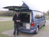 Bilbo's Celex makes great use of the storage space at its disposal – it is one canny campervan