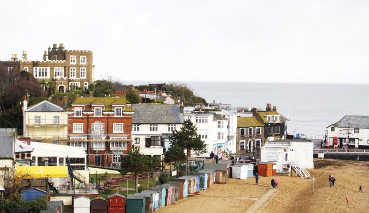 Overlooking the crescent bay in Broadstairs is the building some people believe was the inspiration for Bleak House