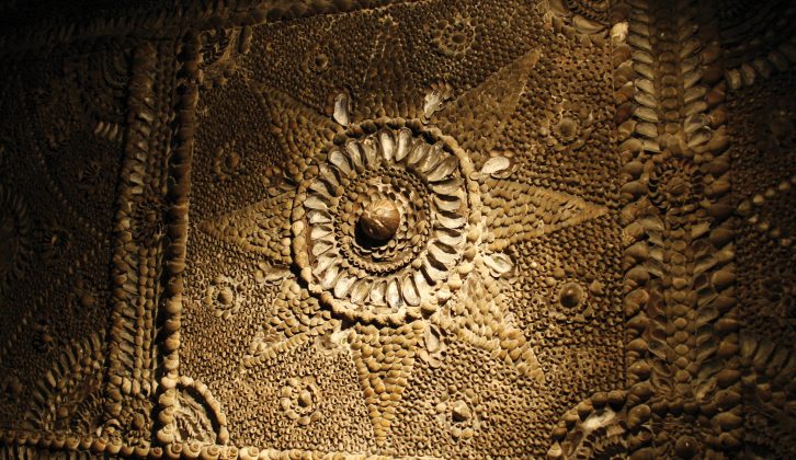 Intricate shell-encrusted panels were rediscovered in 1835, but their origins remain unknown