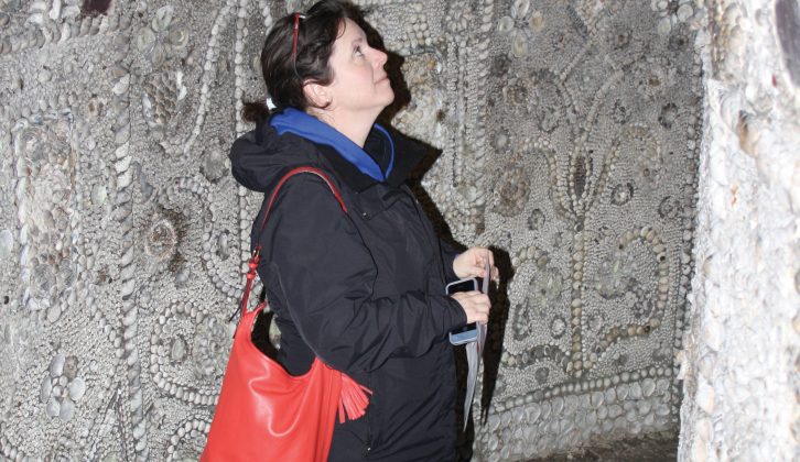 Emma was wowed by the amazing Shell Grotto