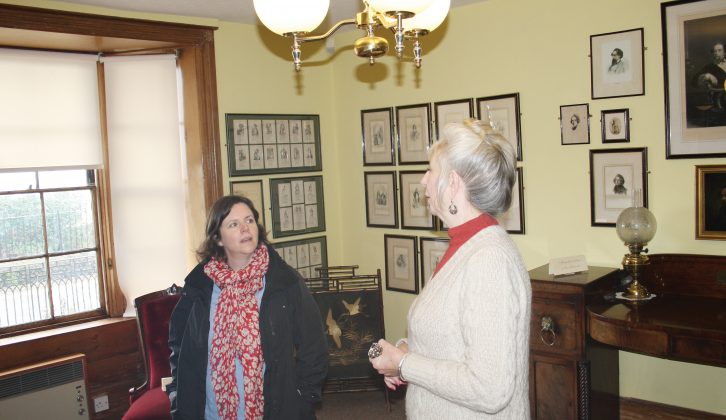The Dickens House Museum, where honorary curator Lee Ault shows Emma around