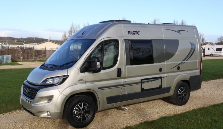 The two-berth Pilote Foxy Van V540G costs £39,238 OTR, £44,565 as tested – the 16in alloys and black grille are options