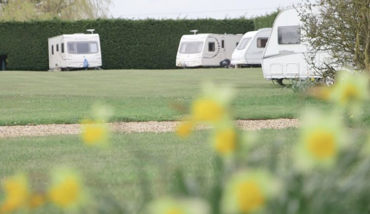 With its dog walking area, motorhome drive-over point and 10A hook-up, Highfield Farm makes a handy stopover
