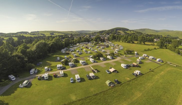 Stay at The Camping and Caravanning Club's open all year site when you head to Moffat
