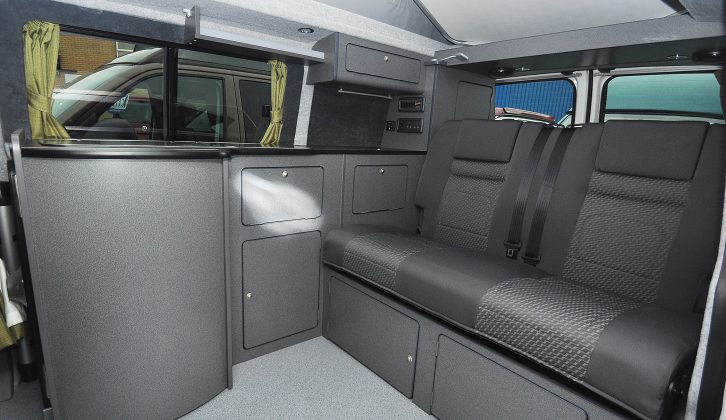 The 2012 Hillside Birchover's rear double seat/bed is the well-regarded RIB unit