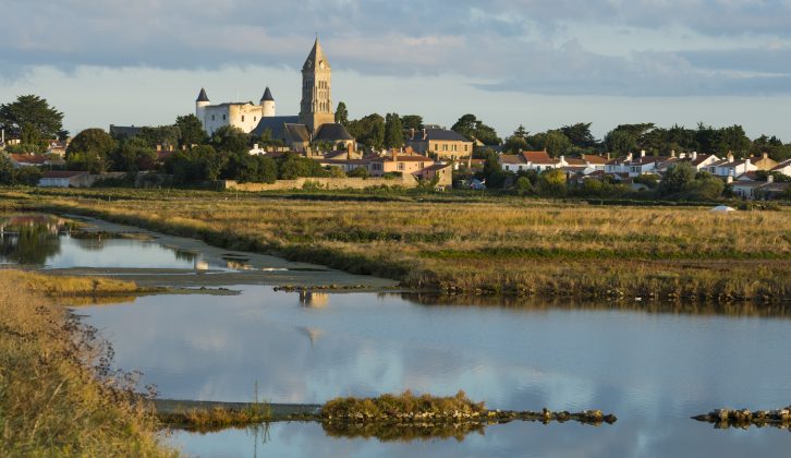 Explore sleepy Noirmoutier-en-l'île by shuttle bus and walk alongside the salt marshes