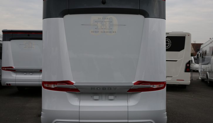 Our Optima De Luxe V65 GE test ’van was supplied with the optional slate grey cab and matching 'Premium' rear panel