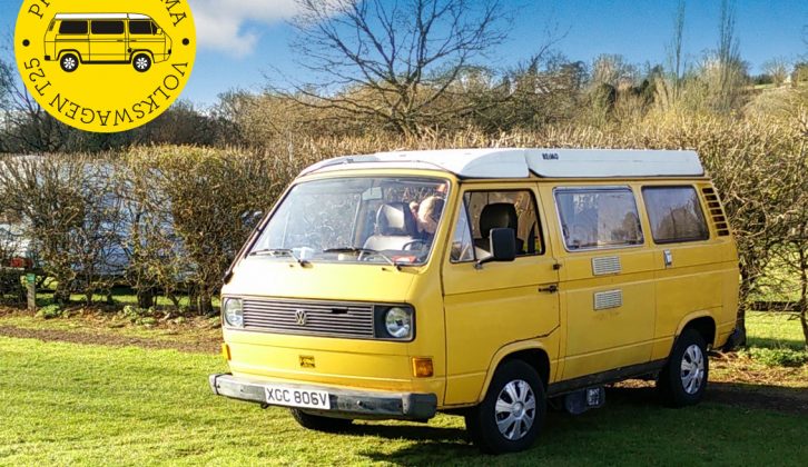 A short break on the banks of the Thames reminded Nigel why he embarked on this VW campervan project