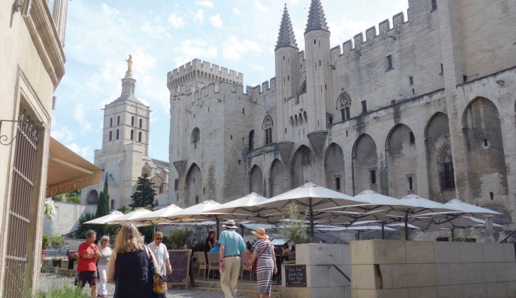 Tour Provence for stunning landscapes, fine food and historic sites like Avignon's Palais de Papes