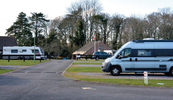 The Capels also stayed at Moreton Camping & Caravanning Club Site near Dorchester