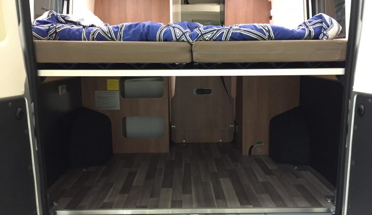 The Amundsen's now class-leading rear storage area is also more flexible than before