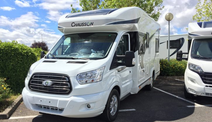 The 2017 Chausson 637 can be bought on a Fiat or a Ford chassis