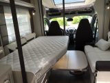 However, the individually-operated, electric drop-down twin beds are the stand-out feature of the new-for-2017 Chausson 630