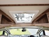The cab’s sunroof opens to maximise ventilation in the lounge area when pitched, and permits plenty of daylight to enter the ’van