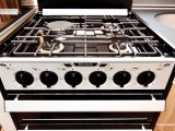 A dual-fuel hob features in this ’van – read more in the Practical Motorhome Swift Bolero 744 PR review