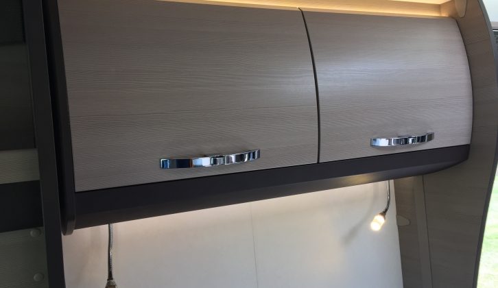 These new swan-neck reading lights feature in Optima De Luxe models for 2017