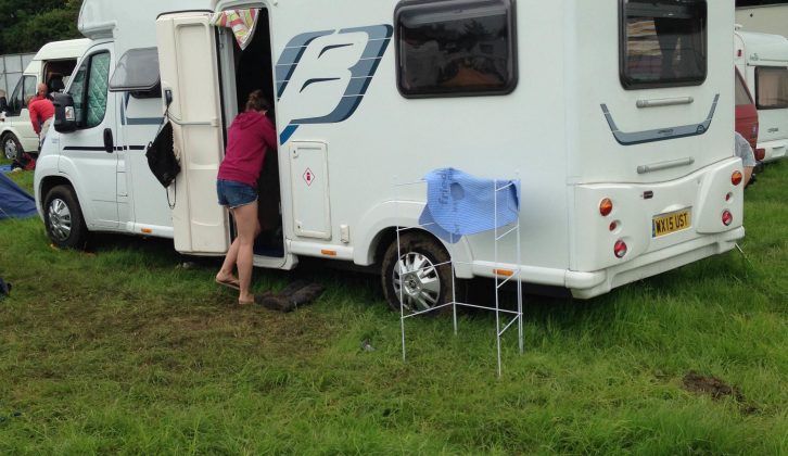 The Bailey was comfortable to drive and for the second year provided truly luxurious Glastonbury accommodation