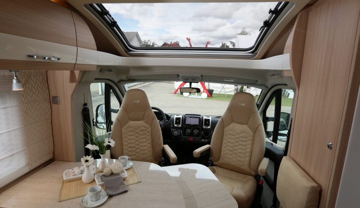 There's also a bright front lounge for the Bürstner Travel Van T 620 G