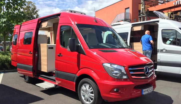 The HymerCar Grand Canyon S is based on the smart-looking Mercedes-Benz Sprinter