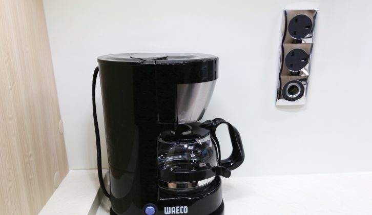 Impressively, the Stanway's standard spec includes a coffee machine, as well as an extractor fan