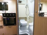 There's no doubt that the washroom is compact, but has all the essentials, while the 69-litre fresh-water tank should be large enough for touring couples