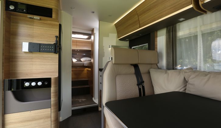 Inside the Adria Sonic Plus I 700 SL, an A-class on a 3500kg chassis