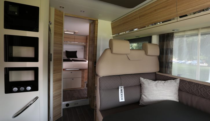 Inside the Adria Coral Platinum Collection S 690 SC, which features Horizon décor
