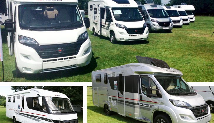 With everything from van conversions to A-classes, there is a lot of choice in the 2017 Adria line-up
