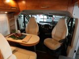 Swivel the cab seats for a generous front lounge in the Van 540