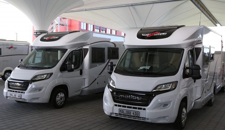 Malibu moves into the 2017-season with three ranges of new motorhomes – and the low-profiles are coming to the UK!