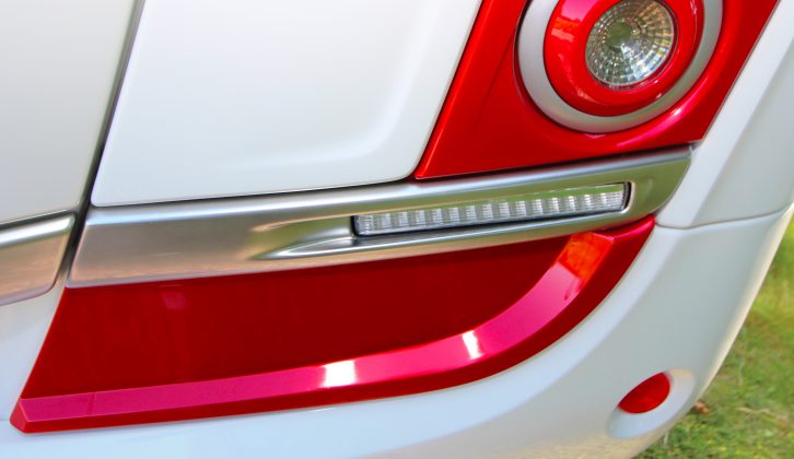 Upmarket LED indicator bars also feature on Auto-Trail's Frontier models