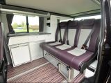 That optional Blackberry paint is matched by the leather upholstery within (£2200) which trims Reimo's Variotech 3000 bench seat – it has a 2400kg MiRO