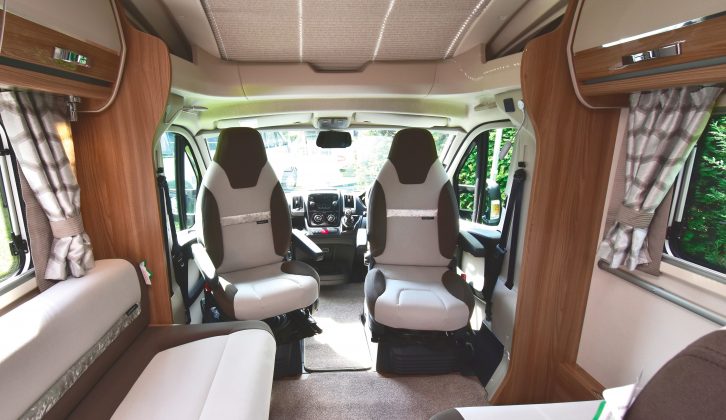 The Ritz interior scheme features in the 2017 range of Swift Bolero motorhomes