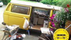 Wilma, our project VW camper van, has received a lot of TLC recently, ahead of her summer holidays