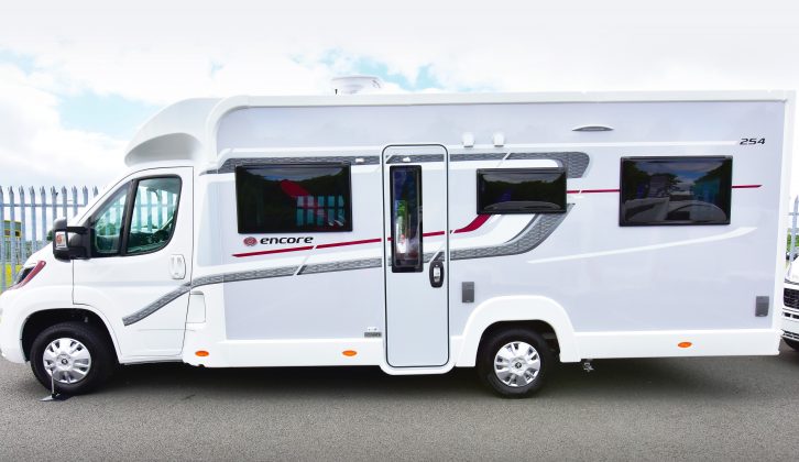 There are no new layouts for the 2017 Elddis Encore range