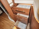 The kitchen drawers are soft-close and have a central locking function – read more in the Practical Motorhome Niesmann+Bischoff Arto 79F review
