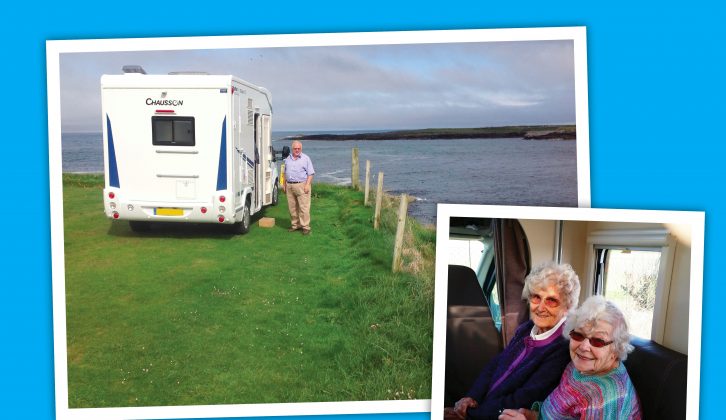 The Chausson has proved a hit – and Aunt Joan and Mark’s mother enjoy relaxing in it