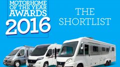 Find out what we think are the best motorhomes and which are in the running for our 2016 awards!