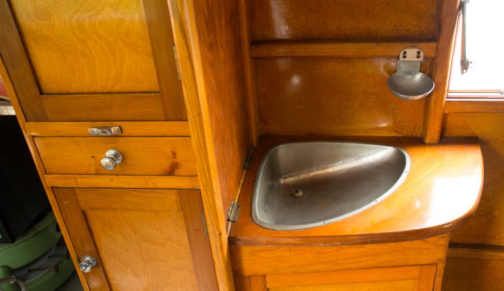 The motorhome's woodwork has recently been revarnished, but otherwise it is as new