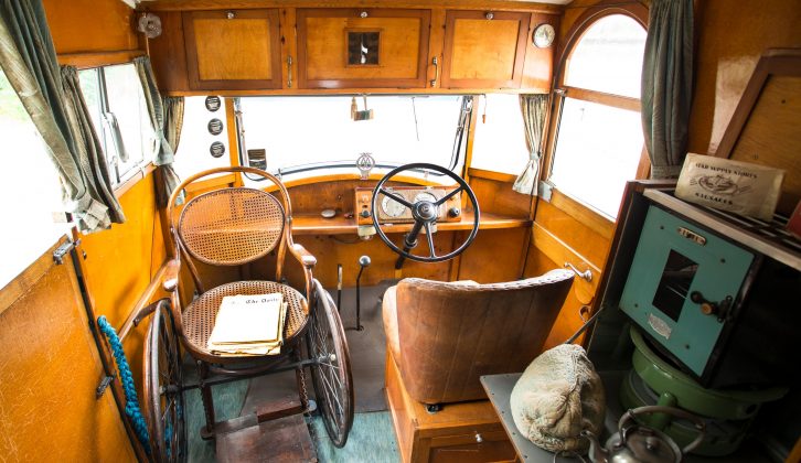 Captain Dunn, who commissioned the conversion, contracted polio and required a wheelchair, included in this sale