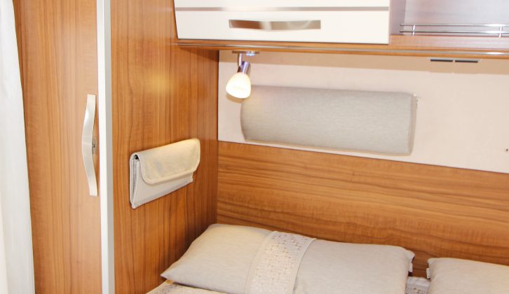 Useful standard-fit additions include padded headrests, overhead lockers, individual wardrobes, a pouch, reading lights and a mattress topper