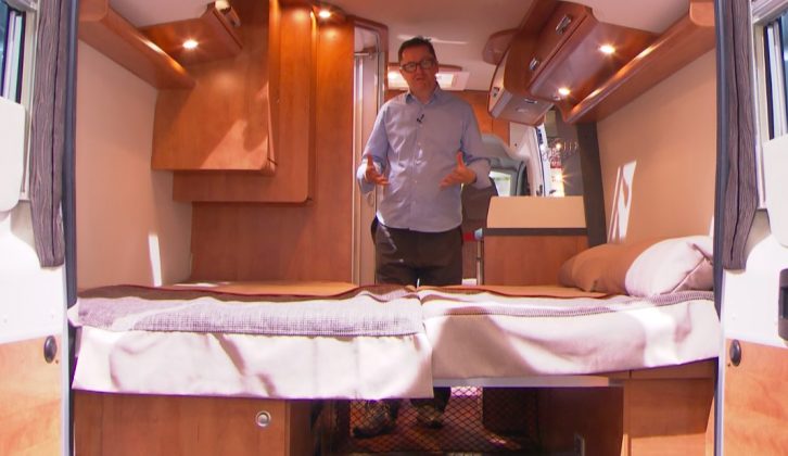 The thoughtfully-designed fixed twin single beds at the rear of this Malibu are its stand-out feature – find out why in this week's TV show