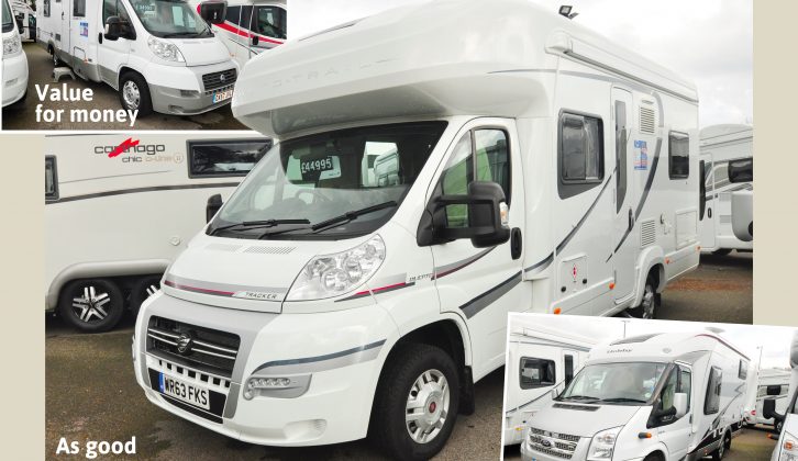 We take a 2014 Auto-Trail, a 2007 Bürstner and a 2007 Hobby to see how they compare – read on!