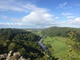 A short walk from the pitch at Symonds Yat East Riverside was this stunning view of the River Wye
