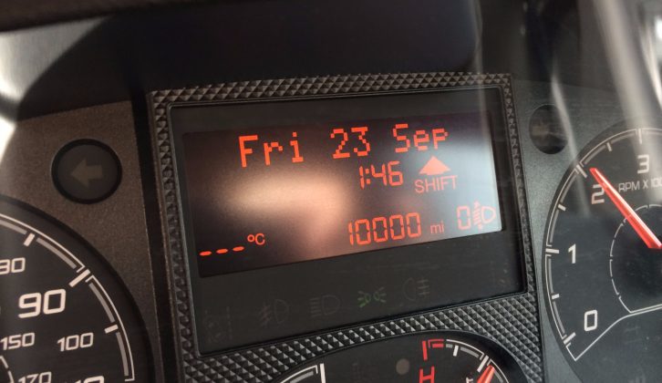 Practical Motorhome's long-term Bailey passed the 10,000-mile mark on the M4