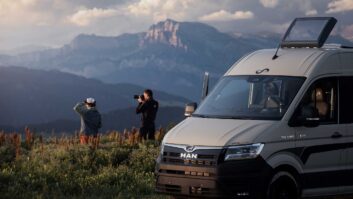 A MAN TGE Mega Mobil campervan