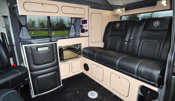 You can specify to have both the fridge and the RIB seat covered in leather!