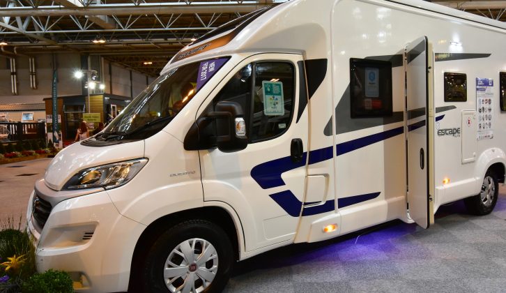 Read our report to find out why we think the Swift Escape 674 was one of the show's stand-out motorhomes