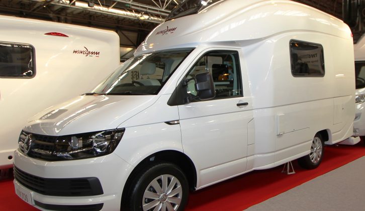 Finally, it's the 5.3m-long, VW T6-based Wingamm Micros